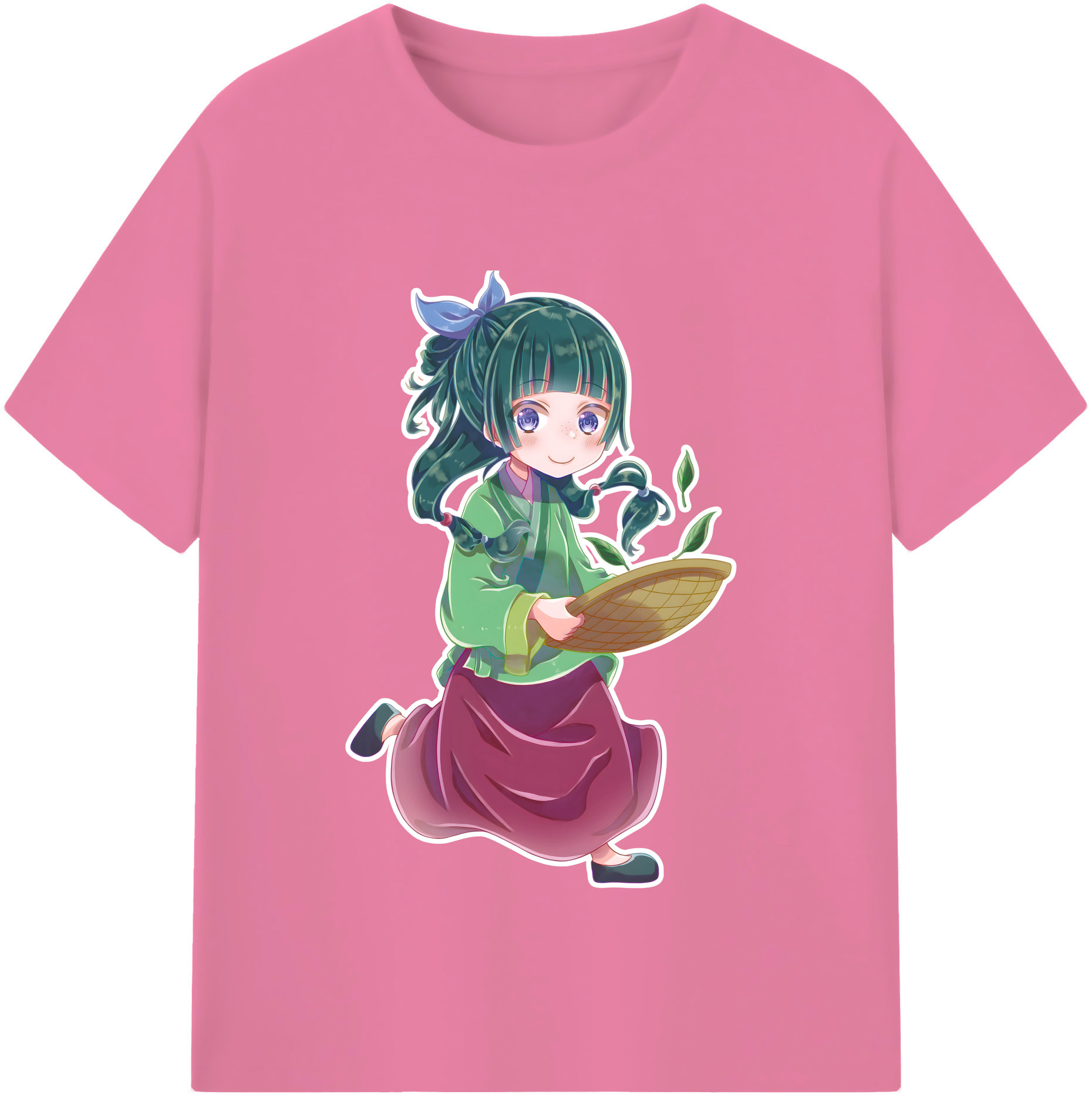 （画像用） 薬屋のひとりごと The Apothecary Diaries 綿100％半袖Tシャツ（フロントプリント）